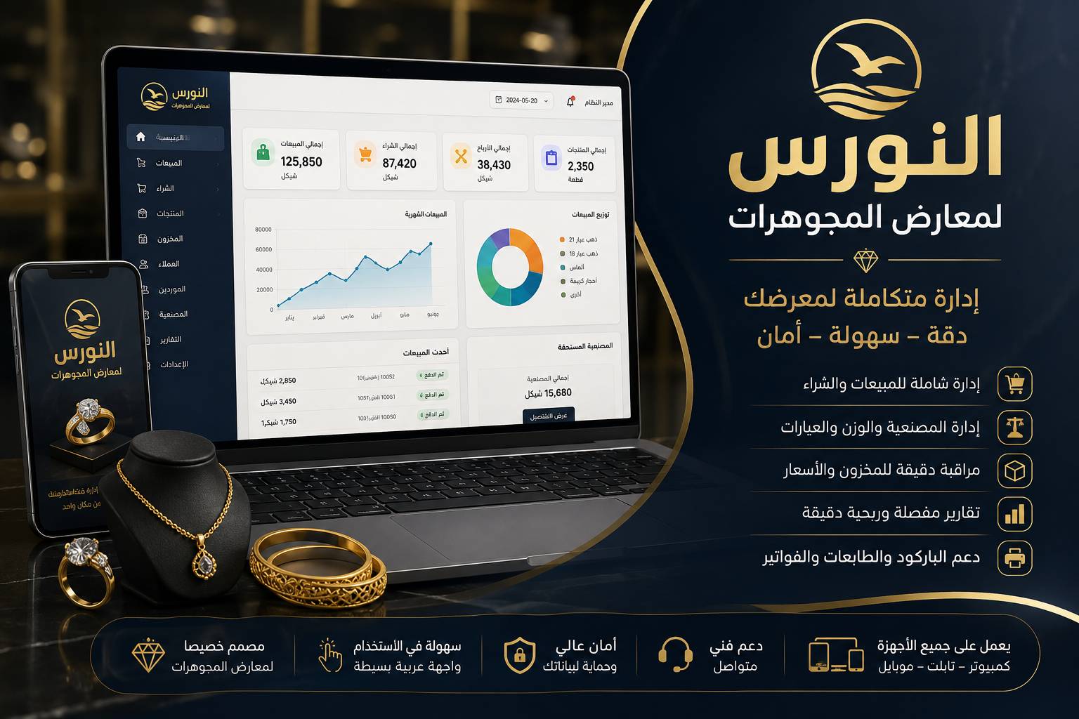 برنامج النورس لمعارض المجوهرات
